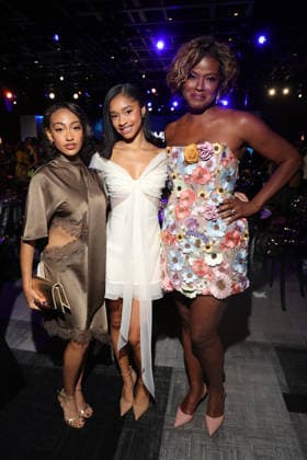 LOS ANGELES, CA - MARCH 12: Lexi Underwood, Akira Akbar and Cassandra Freeman at the 2026 ESSENCE Black Women In Hollywood Awards at Fairmont Century Plaza on March 12, 2026 in Los Angeles, California. Copyright: xWalikxGoshornx