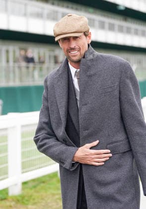 Cheltenham Festival 2026 Day 3 12th March 2026. Cheltenham Festival 2026. Day Three. Actors Danny Dyer and James Nesbitt watch the first race on day three. Peter Crouch  Copyright: xPaulxEdwardsx NINTCHDBPICT001066022916