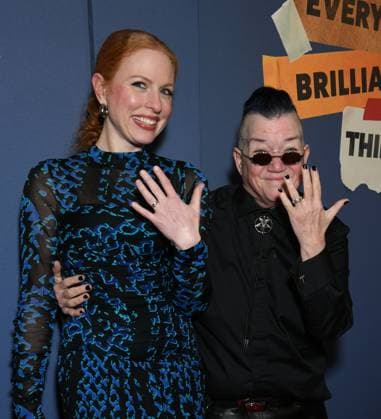 Dalia Gladstone, Lea DeLaria at arrivals for EVERY BRILLIANT THING Opening Night On Broadway, The Hudson Theatre, New York, NY, March 12, 2026. Photo By: Quoin Pics Everett Collection EVERY BRILLIANT THING Opening Night On Broadway PUBLICATIONXNOTxINxCANxCHNxFRAxITAxJPNxNORxPOLxRUSxESPxUKxUSA