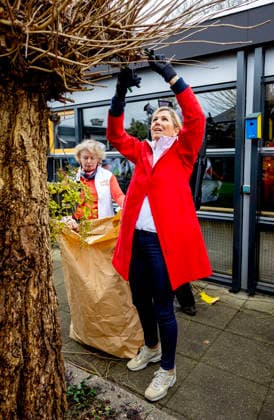 13-03-2026 Hoofddorp Queen Maxima voluntering at a residential care facility Bornholm in Hoofddorp during NLDoet. Â  Copyright: xPPEx