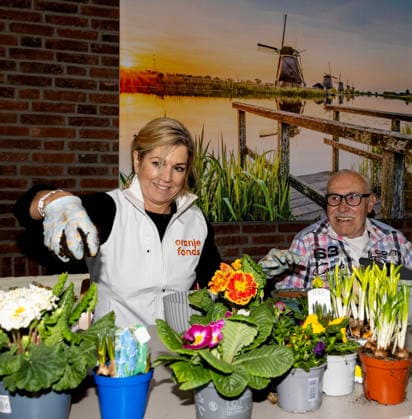 13-03-2026 Hoofddorp Queen Maxima voluntering at a residential care facility Bornholm in Hoofddorp during NLDoet. Â  Copyright: xPPEx