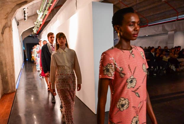 March 13, 2026, Madrid, Madrid, SPAIN: Mirto showcases its unpublished SpringÃ¢â‚¬Summer 2026 collection during Madrid es Moda in Madrid. The proposal connects the feminine and masculine universes through a shared aesthetic sensibility, defined by precise tailoring, harmonious color palettes, and high-quality fabrics that express timeless elegance. Madrid SPAIN - ZUMAz108 20260313_znp_z108_009 Copyright: xRichardxZubelzux