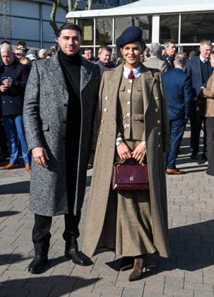 Cheltenham Racing Festival 2026- Day four tHE gOLD cupCheltenham, Gloucestershire Boxer Tommy Fury and Jade Holland Cooper prior to racing on day four of the 2026 Cheltenham Racing Festival at Prestbury Park in Cheltenham, England, Credit:Jules Annan Avalon England  Copyright: xJulesxAnnanx xAvalonx 1082606520