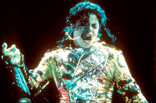 Jul 06, 1997 - Munich, Germany - A pop icon MICHAEL JACKSON has dominated pop music since the late 1970s, and becoming the first black entertainer to amass a strong cross-over following on MTV with his revolutionary transformation of music video as an art form and as a promotional tool. PICTURED: MICHAEL JACKSON on his World Tour 1997 in Olympia Stadium in Munich. Copyright: xKeystonex Munich Germany - ZUMA1072 19970706_olc_k98_090 Copyright: xIMAGO Keystonex