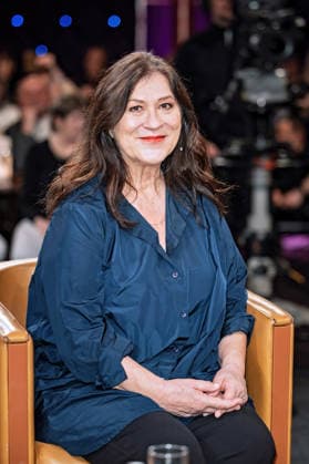 MDR - Riverboat. Schauspielerin Eva Mattes anläßlich der Aufzeichnung der MDR - Talkshow Riverboat am 13.03.2026 in der Mediacity Leipzig. 20260313SFL0046