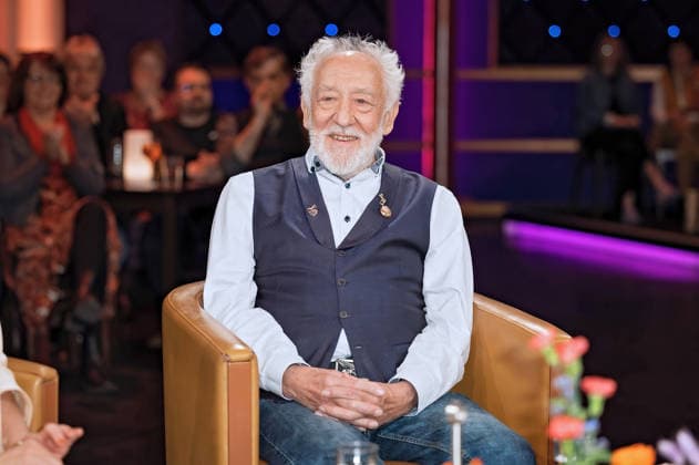 MDR - Riverboat. Schauspieler Dieter Didi Hallervorden anläßlich der Aufzeichnung der MDR - Talkshow Riverboat am 13.03.2026 in der Mediacity Leipzig. 20260313SFL0002