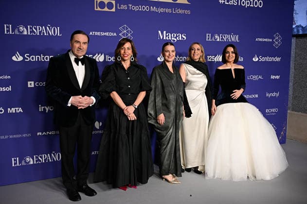 Top 100 Women Leaders Gala Pedro J Ramirez, Natalia Chueca, Marga Prohens Maria Guardiola and Cruz Sanchez de Lara during the Top 100 Women Leaders Gala at the Teatro Real in Madrid on March 13, 2026 in Madrid Spain GALA LAS TOP 100 MUJERES MAGA ATREMEDIA EL ESPAÑOL Madrid Madrid Madrid Spain  Copyright: xFranciscoxGuerrax 7364560
