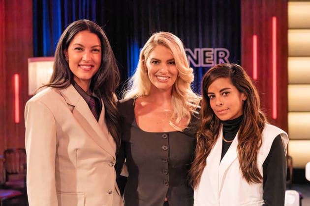 Kölner Treff am 06. Februar 2026. Von links nach rechts: Model und Fernsehmoderatorin Rebecca Mir, Curvy-Model und Moderatorin Angelina Kirsch sowie die Schauspielerin und Moderatorin Collien Fernandes. Susan Link und Micky Beisenherz sind neugierig und befragen ihre Gäste auf ihre ganz eigene Art mit wie immer spannenden Gesprächen. Köln Nordrhein-Westfalen Deutschland