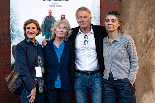 CELEBRITES : Franck Dubosc Prix Jacques Deray - Lyon 13 03 2026 Brigitte Buc, Franck Dubosc, Anne Villaceque dans le hangar des Freres Lumiere Ã Lyon le 13 03 2026. Photo Sandrine Thesillat PsNewZ  Copyright: xSandrinexTHESILLATx