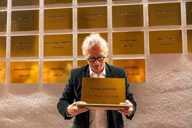 CELEBRITES : Franck Dubosc Prix Jacques Deray - Lyon 13 03 2026 Franck Dubosc a dÃ sormais une plaque Ã son nom sur le mur des cinÃ astes de l Institut Lumiere apres avoir recu le prix Jacques Deray pour son film un ours dans le Jura Ã Lyon le 13 03 2026. Photo Sandrine Thesillat PsNewZ  Copyright: xSandrinexTHESILLATx