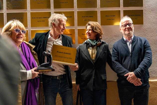 CELEBRITES : Franck Dubosc Prix Jacques Deray - Lyon 13 03 2026 Franck Dubosc a dÃ sormais une plaque Ã son nom sur le mur des cinÃ astes de l Institut Lumiere apres avoir recu le prix Jacques Deray pour son film un ours dans le Jura Ã Lyon le 13 03 2026. Photo Sandrine Thesillat PsNewZ  Copyright: xSandrinexTHESILLATx