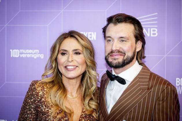 AMSTERDAM - Helene van Rooijen arrives on the red carpet for the 75th Book Ball at the International Theatre Amsterdam (ITA). ROBIN UTRECHT ANP netherlands out - belgium out  Copyright: xx x553264099x originalFilename: 553264099.jpg