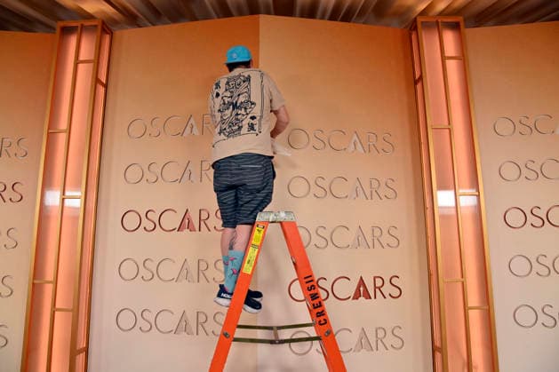 Preparations for the 98th annual Academy Awards are underway in the Hollywood section of Los Angeles on Friday, March 13, 2026. Conan O Brien will host the Oscars for the second consecutive year, airing live on March 15 on ABC.  LAP2026031303 JIMxRUYMEN