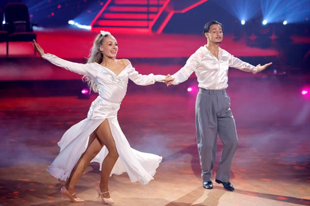 Sänger Milano (Milane Baybah) und Profitänzerin Marta Arndt bei der zweiten Tanzshow der 19. Staffel der RTL-Tanzshow Lets Dance im Coloneum. Köln, 13.03.2026 NRW Deutschland Copyright: xChristophxHardtx