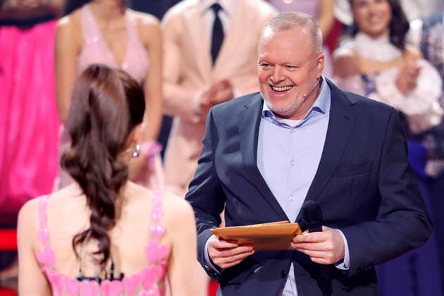 Moderatorin Victoria Swarovski und Entertainer Stefan Raab bei der zweiten Tanzshow der 19. Staffel der RTL-Tanzshow Lets Dance im Coloneum. Köln, 13.03.2026 NRW Deutschland Copyright: xChristophxHardtx