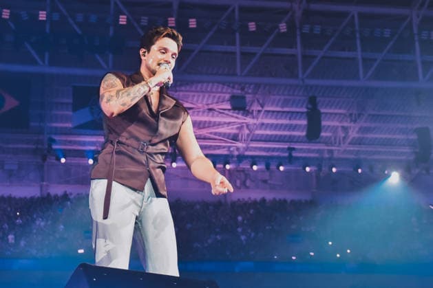 SaO PAULO, SP - 13.03.2026: LUAN SANTANA NO ALLIANZ PARQUE - Luan Santana presents his "Registro Historico" show at Allianz Parque in Sao Paulo. x2904098x  TecaxLamboglia