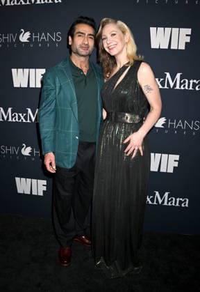 WIF Oscars Nominees Celebration Kumail Nanjiani and Emily Gordon arriving at the WIF Oscars Nominees Celebration at Wheelhouse on March 13, 2026 in West Hollywood, California. West Hollywood Private Residence California USA Copyright: xTammiexArroyo AFF-USA.comx
