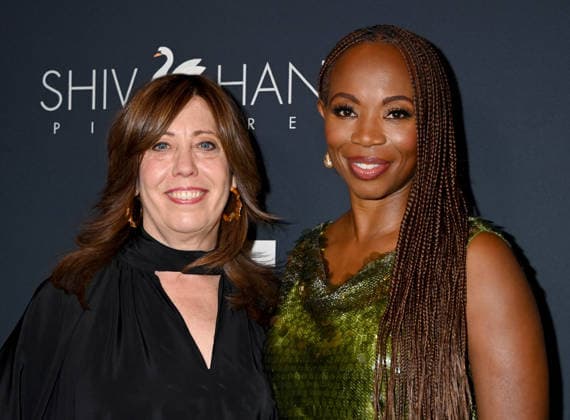 WIF Oscars Nominees Celebration Kirsten Schaffer and Syrinthia Studer arriving at the WIF Oscars Nominees Celebration at Wheelhouse on March 13, 2026 in West Hollywood, California. West Hollywood Private Residence California USA Copyright: xTammiexArroyo AFF-USA.comx