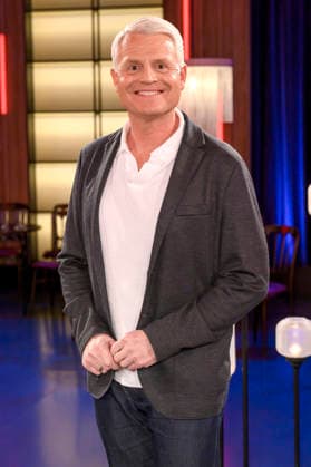 Guido Cantz bei der Aufzeichnung der WDR-Talkshow Kölner Treff im WDR Studio BS 3. Köln, 13.03.2026