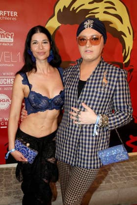 Micaela Schäfer und Julian F.M. Stoeckel bei der Premiere der RTL+ Dokuserie Heino - Karamba, Karacho, Kult! im Filmtheater Kitzbühel. Kitzbühel, 13.03.2026