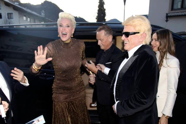 Brigitte Nielsen und Heino bei der Premiere der RTL+ Dokuserie Heino - Karamba, Karacho, Kult! im Filmtheater Kitzbühel. Kitzbühel, 13.03.2026