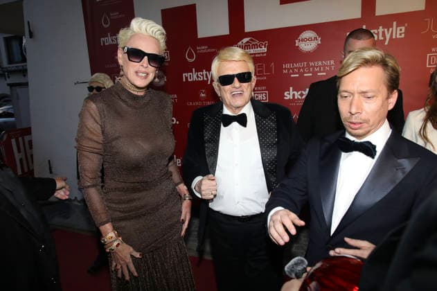 Brigitte Nielsen, Heino und Helmut Werner bei der Premiere der RTL+ Dokuserie Heino - Karamba, Karacho, Kult! im Filmtheater Kitzbühel. Kitzbühel, 13.03.2026