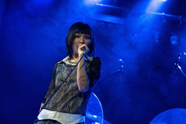 Music Concert - Sobs Live in Shanghai 2026 Celine Autumn singing on stage during the Sobs Live at Yuyintown Basement in Shanghai, China on March 13, 2026 during Sobs Live in Shanghai 2026, Music Concert in Shanghai, China, March 13 2026 Shanghai Yuyintown Basement China Copyright: xAndreaxAimarx xLiveMediax LPM_2341007
