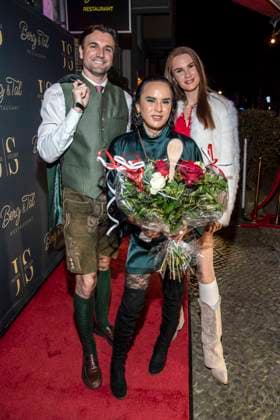 abb Felix Steiner, Jeldos Stecker und Franziska Scheffter zu Gast bei der Geburtstags Feier Party 2 Jahre vom Restaurant Berg und Tal am Freitag 13.03.2026 in Berlin Berlin Deutschland