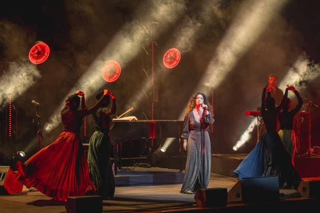 Music Concert - Delia - SICILIA BEDDA TOUR Delia Buglisi performs the Sicilia Bedda Tour on March 13, 2026 at Auditorium Parco della Musica, Rome, Italy. Rome Auditorium Parco della Musica Italy Copyright: xEmanuelaxVertollix xLiveMediax LPM_2341177