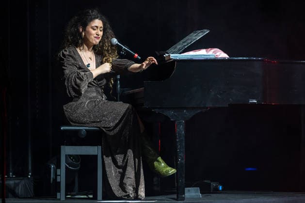 Music Concert - Delia - SICILIA BEDDA TOUR Delia Buglisi performs the Sicilia Bedda Tour on March 13, 2026 at Auditorium Parco della Musica, Rome, Italy. Rome Auditorium Parco della Musica Italy Copyright: xEmanuelaxVertollix xLiveMediax LPM_2341191