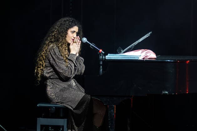 Music Concert - Delia - SICILIA BEDDA TOUR Delia Buglisi performs the Sicilia Bedda Tour on March 13, 2026 at Auditorium Parco della Musica, Rome, Italy. Rome Auditorium Parco della Musica Italy Copyright: xEmanuelaxVertollix xLiveMediax LPM_2341196