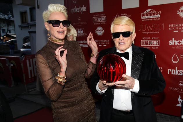 Weltpremiere von HEINO - Karamba, Karacho, Kult! im Filmtheater in Kitzbühel Kitzbühel, 13..03.2026 Brigitte Nielsen und Heino bei der Weltpremiere von HEINO - Karamba, Karacho, Kult! im Filmtheater in Kitzbühel Tirol Österreich Copyright: xMatthiasxGränzdörferx