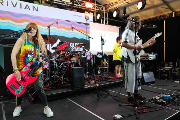 March 13, 2026: The band Gokumon is a three-piece band formed in Japan in 2004. Performing at the SXSW Music Festival, Downright Austin Global Stage at Downright Austin Backyard. Austin, Texas. CSM Austin United States of America - ZUMAc04_ 20260313_faf_c04_023 Copyright: xMarioxCantux