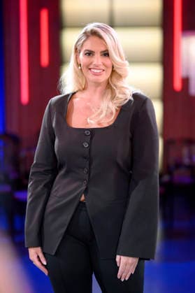 Curvy-Model Angelina Kirsch bei der Aufzeichnung der WDR-Talkshow Kölner Treff im WDR Studio BS 3. Köln, 13.03.2026 NRW Deutschland Copyright: xSaschaxSchuermannx