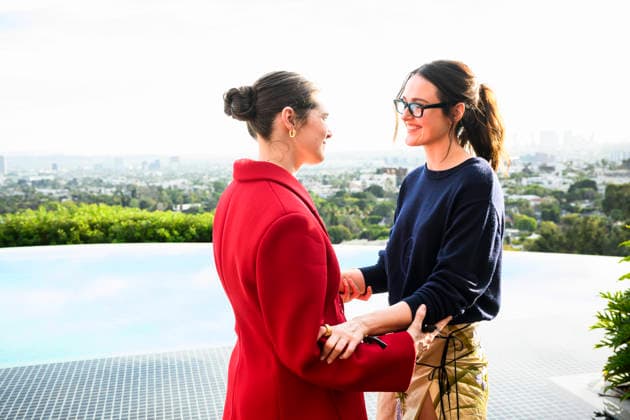 LOS ANGELES, USA 20260313 Actors Inga Ibsdotter Lilleaas and Renate Reinsve in LA They are nominated for an Oscar for Best Supporting Actress and Best Actress in a Leading Role, respectively, for their roles in the film Sentimental Value LOS ANGELES USA x10060x  Copyright: xHenrikxMontgomery TTx SENTIMENTAL VALUE gHADyRrKMLA