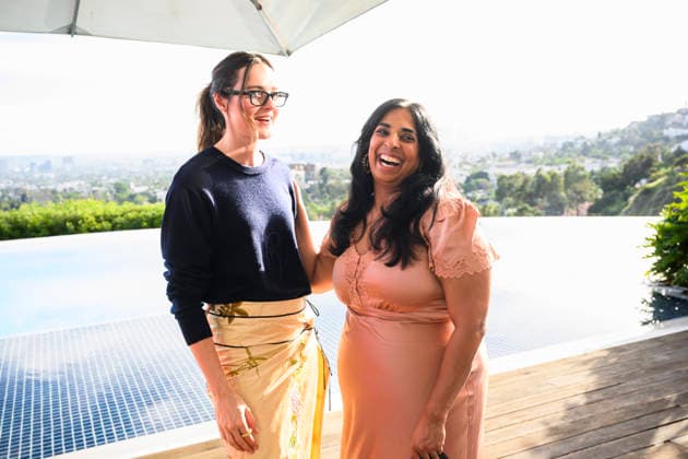 LOS ANGELES, USA 20260314 Norways Minister of Culture and Gender Equality Lubna Jaffery A is in Hollywood for the Oscars where the film Sentimental Value has 9 nominations Here with actress Renate Reinsve LOS ANGELES USA x10060x  Copyright: xHenrikxMontgomery TTx SENTIMENTAL VALUE KyoYpkBSmAM