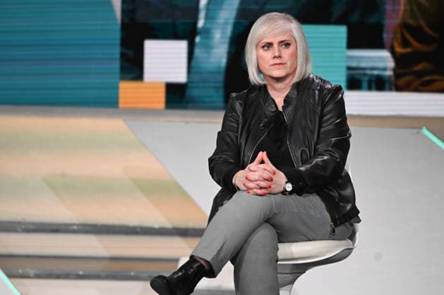 Milan, TV TALK - RAI 3 television broadcast. Pictured: Anna Bisogno  Copyright: xSimonaxChiocciax xipa-agency.netx xFotosickix IPA_Agency_IPA72867967
