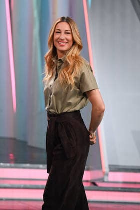 Milan, TV TALK - RAI 3 television broadcast. In the photo: Mia Ceran  Copyright: xSimonaxChiocciax xipa-agency.netx xFotosickix IPA_Agency_IPA72868037