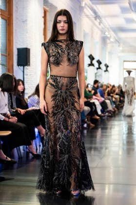 Adlib Ibiza - MadridEsModa Fashion Week Madrid - 14 Mar 2026 A model walks the runway wearing a design by Adlib Ibiza during the MadridEsModa Fashion Week de at Madrid Arena. Madrid Spain Copyright: xAtilanoxGarciax xSOPAxImagesx photos08405