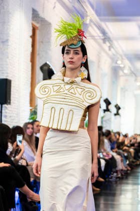 Adlib Ibiza - MadridEsModa Fashion Week Madrid - 14 Mar 2026 A model walks the runway wearing a design by Adlib Ibiza during the MadridEsModa Fashion Week de at Madrid Arena. Madrid Spain Copyright: xAtilanoxGarciax xSOPAxImagesx photos08383