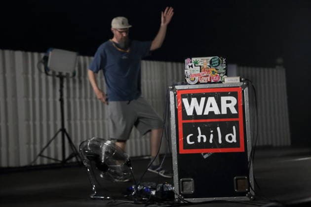 Andrew Fearn von der Band Sleaford Mods bei einem Konzert im Tempodrom in Berlin, 14. März 2026. Sleaford Mods Konzert Berlin