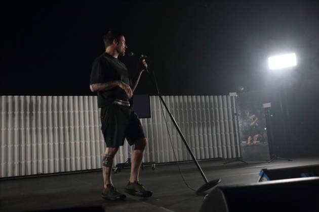 Jason Williamson von der Band Sleaford Mods bei einem Konzert im Tempodrom in Berlin, 14. März 2026. Sleaford Mods Konzert Berlin