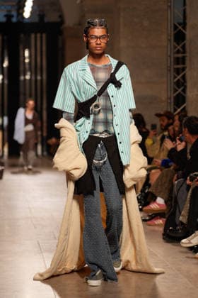 March 14, 2026, Lisbon, Portugal: A model walks the runway during Barbara Atanasio fashion show at ModaLisboa Pebbling, Lisbon Fashion Week in Lisboa. Lisbon Portugal - ZUMAs197 20260314_aaa_s197_412 Copyright: xBrunoxdexCarvalhox