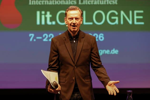 Michael Kessler bei der lit.Cologne 2026 Veranstaltung Ohne uns geht nix! Remix 7 rettet mit Annette Frier und Michael Kessler die Demokratie in der Stadthalle Köln. Köln, 14.03.2026