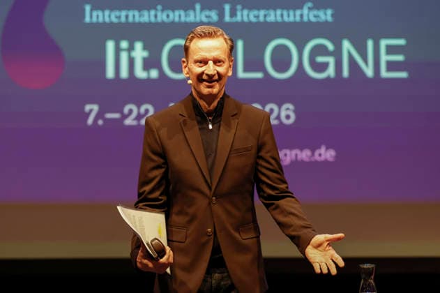 Michael Kessler bei der lit.Cologne 2026 Veranstaltung Ohne uns geht nix! Remix 7 rettet mit Annette Frier und Michael Kessler die Demokratie in der Stadthalle Köln. Köln, 14.03.2026