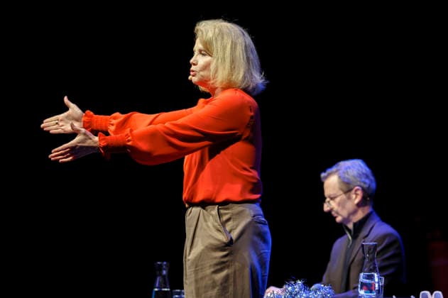 Annette Frier und Michael Kessler bei der lit.Cologne 2026 Veranstaltung Ohne uns geht nix! Remix 7 rettet mit Annette Frier und Michael Kessler die Demokratie in der Stadthalle Köln. Köln, 14.03.2026