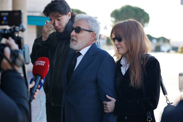 Family and friends bid farewell to Gemma Cuervo Fernando Guillén Cuervo and Lupe Cartié at the Tanatorio Parcesa La Paz de Tres Cantos, to say the last goodbye to Gemma Cuervo, on March 15, 2026, in Tres Cantos, Madrid Spain GEMMA CUERVO TANATORIO LA PAZ DE TRES CANTOS FAMOUS Antonio Gutié Madrid Madrid Madrid Spain  Copyright: xAntonioxGutiÃ rrezx 7367036