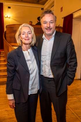 abb Katja Weitzenboeck und Stephan Grossmann zu Gast bei der Theater Premiere BEKENNTNISSE DES HOCHSTAPLERS FELIX KRULL im Schlosspark Theater am Samstag 14.03.2026 in Berlin Berlin Deutschland