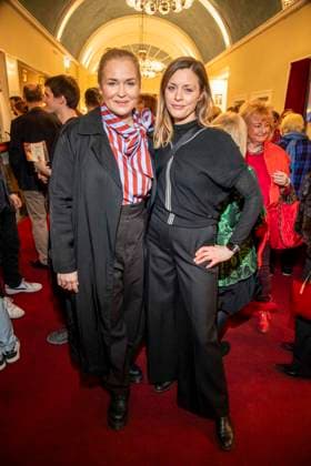 abb Judith Hoersch mit Begleitung Frau zu Gast bei der Theater Premiere BEKENNTNISSE DES HOCHSTAPLERS FELIX KRULL im Schlosspark Theater am Samstag 14.03.2026 in Berlin Berlin Deutschland