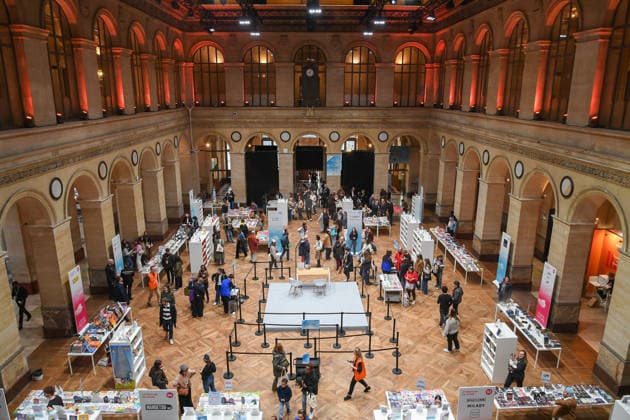Les Grandes Rencontres Hachette Book Fair - Paris Book fair Les Grandes Rencontres Hachette organized by Hachette Livre at the Palais Brongniart to mark its 200th anniversary, in Paris, France on March 13, 2026. Photo by Lionel Urman ABACAPRESS.COM Paris France  Copyright: xUrmanxLionel ABACAx